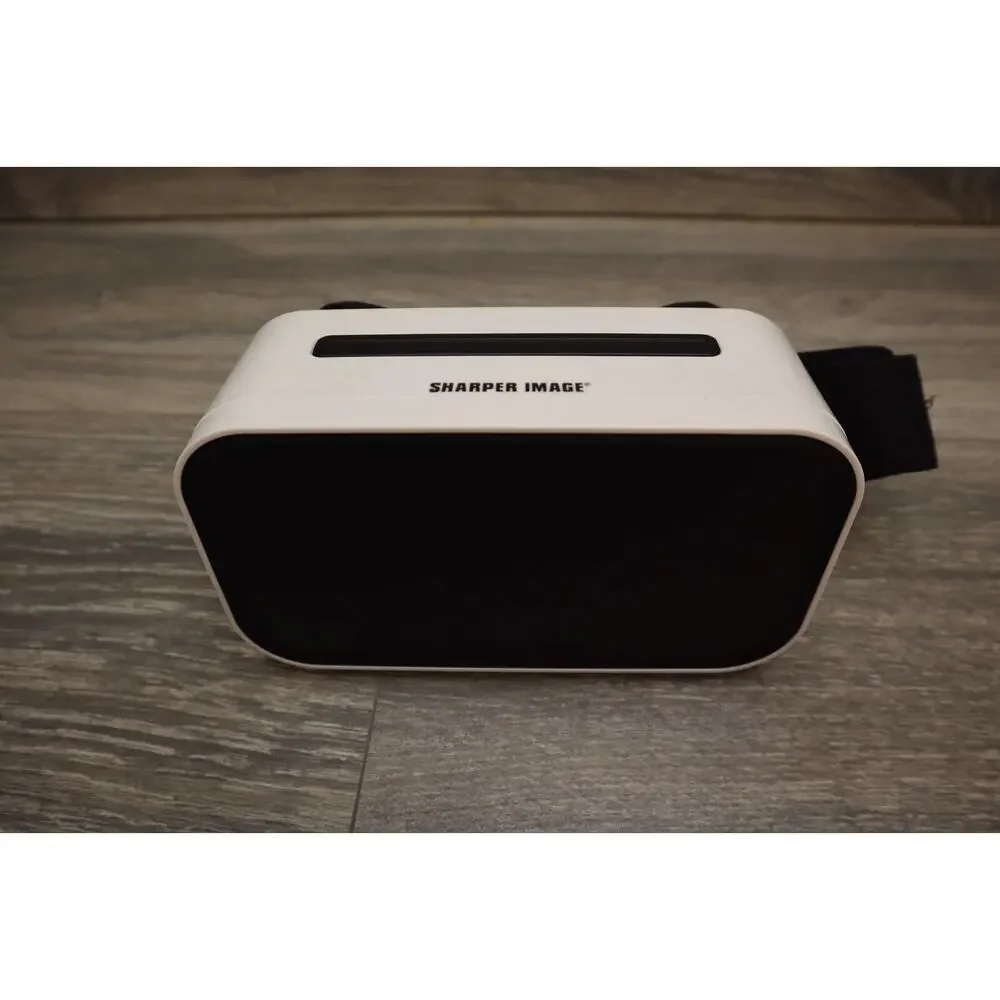 Sharper Image 2017 VR Virtual Reality Glasses White Head Set Visor System